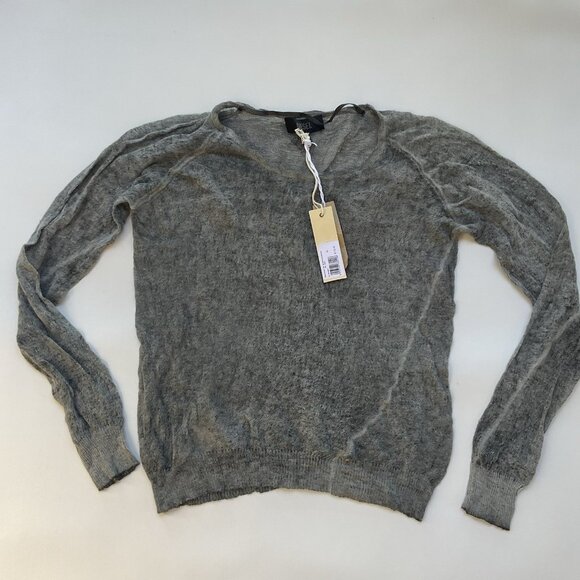 $178 Diesel Women’s Hinok Sweater Light Weight Grey Size M